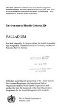 Environmental Health Criteria