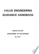 Value Engineering Guidance Handbook