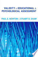 Validity in Educational and Psychological Assessment