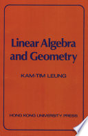 Linear Algebra and Geometry