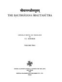 Baudhāyanaśrautasūtram