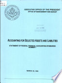 Accounting for Selected Assets and Liabilities