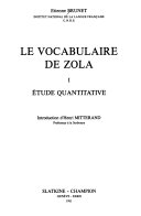 Le vocabulaire de Zola: Etude quantitative