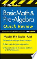 CliffsNotes Basic Math & Pre-Algebra Quick Review, 2nd Edition