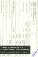Journal of Proceedings and Addresses of the ... Annual Meeting