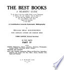 The Best Books: H, Natural science. H*, Medicine and surgery. I, Arts and trades. 1926