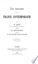 Les origines de la France contemporaine