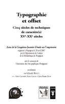 Typographie et offset