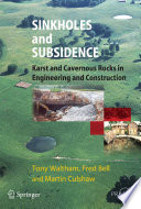 Sinkholes and Subsidence
