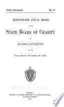 Annual Report of the State Board of Charity of Massachusetts