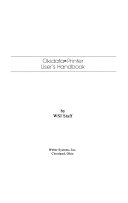 Okidata Printer User's Handbook