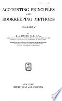 Accounting Principles and Bookkeeping Methods
