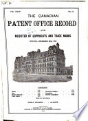 Scientific Canadian Mechanics' Magazine and Patent Office Record