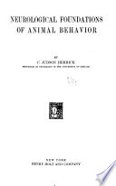 Neurological Foundations of Animal Behavior