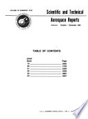Scientific and Technical Aerospace Reports