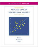 Applied Linear Regression Models, International Revised Edition with Student CD-ROM