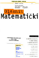 Glasnik Matematički
