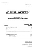 Current Law Index
