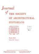 Journal of the Society of Architectural Historians