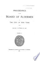 Proceedings of the Board of Aldermen