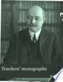 Teachers' Monographs