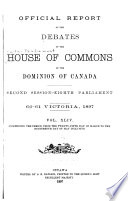 House of Commons Debates, Official Report