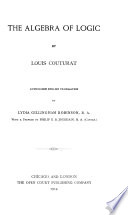 The Algebra of Logic