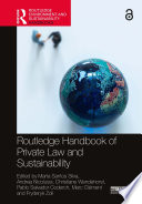 Routledge Handbook of Private Law and Sustainability