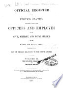 Official Register of the United States