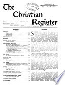 Christian Register and Boston Observer