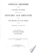 Official Register of the United States