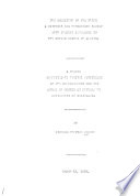 The Education of the Blind, a Critical and Historical Survey with Special Reference to the United States of America