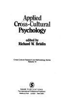 Applied Cross-cultural Psychology