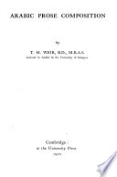 Arabic Prose Composition