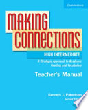 Making Connections High Intermediate Teacher's Manual