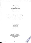 Encyclopedia of Instrumentation for Industrial Hygiene