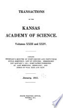 Transactions of the Kansas Academy of Science