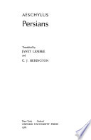 The Eumenides (The Furies) of Aeschylus