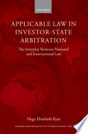 Applicable Law in Investor-State Arbitration