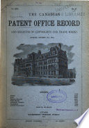 Scientific Canadian Mechanics' Magazine and Patent Office Record
