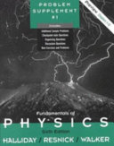 Fundamentals of Physics, Part 1, Chapters 1 - 12, Problem Supplement No. 1