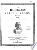The Hahnemann Materia Medica