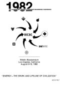 Proceedings of the ... Intersociety Energy Conversion Engineering Conference