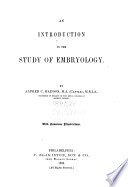 An Introduction to the Study of Embryology