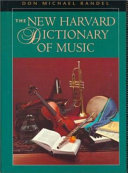 The New Harvard Dictionary of Music