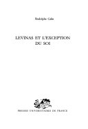 Levinas et l'exception du soi
