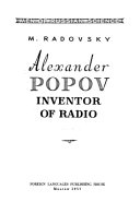 Alexander Popov, Inventor of Radio