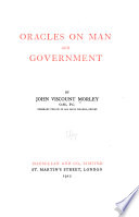 Oracles on Man and Government