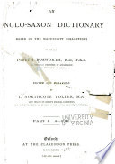 An Anglo-Saxon Dictionary