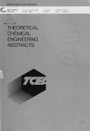 Theoretical Chemical Engineering Abstracts